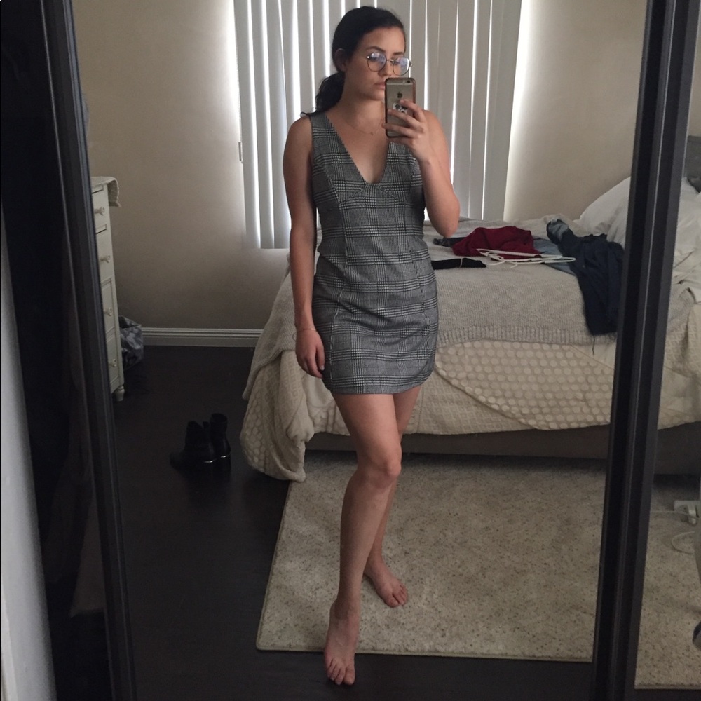 Top Shop Plaid Dress